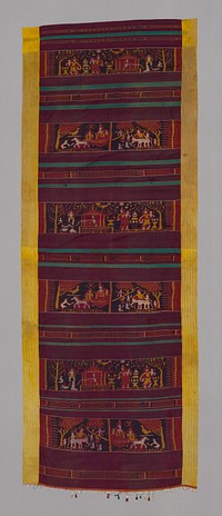 Khmer Pidan with Scenes from the Jataka Tales