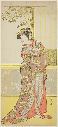 Actor Sanogawa Ichimatsu III Possibly as Masago Gozen in “A Courtesan’s ‘Mirror of the East’” (“Keisei azuma kagami”) by Katsukawa Shunkо̄