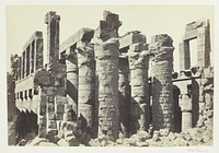 Hall of Columns, Karnac by Francis Frith