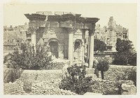 The Circular Temple, Baalbec by Francis Frith