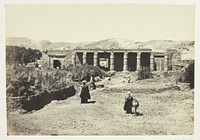 The Temple of Goorneh, Thebes by Francis Frith