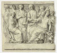 Copy after Sarcophagus by Unknown artist