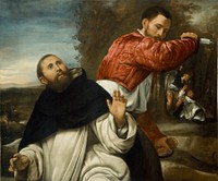 The Death of St. Peter Martyr by Giovanni Girolamo Savoldo