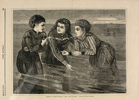 Bathing at Long Branch—"Oh, Ain't it Cold" by Winslow Homer