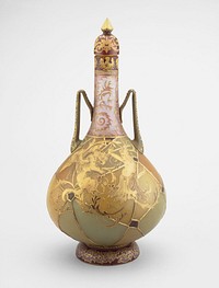 "Royal Flemish" Vase by Mount Washington Glass Works (Maker)