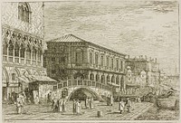The Prison, from Vedute by Canaletto