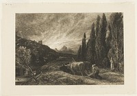 The Early Ploughman by Samuel Palmer