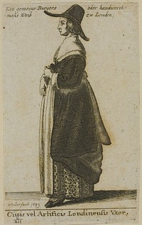 London Wife by Wenceslaus Hollar