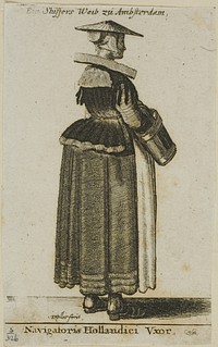 Dutch Sailor's Wife by Wenceslaus Hollar