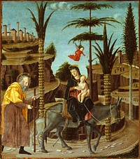 The Flight into Egypt by Bernardino Jacobi Butinone