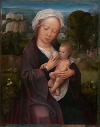 Virgin and Child by Circle of Adriaen Isenbrant