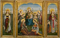 Triptych of the Virgin and Child with Saints