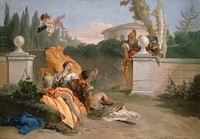 Rinaldo and Armida in Her Garden by Giambattista Tiepolo