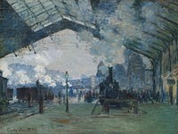 Arrival of the Normandy Train, Gare Saint-Lazare by Claude Monet