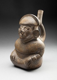 Figure of a Seated Official by Moche