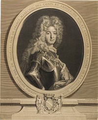 Portrait of Adrien-Maurice, Duke of Noailles by Pierre Drevet