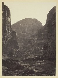 Cañon of Kanab Wash, Colorado River, Looking South by William H. Bell