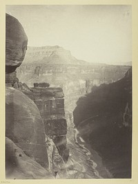 Grand Cañon of the Colorado River, Mouth of Kanab Wash, Looking East by William H. Bell