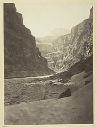 Grand Cañon of the Colorado River, Mouth of Kanab Wash, Looking West by William H. Bell