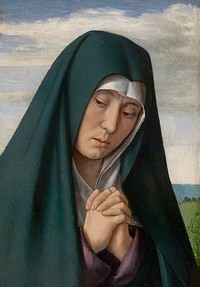 Fragment from Christ Carrying the Cross: Mourning Virgin by Jean Hey, (the Master of Moulins)