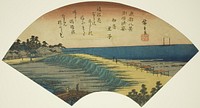 Clearing Weather at Susaki (Susaki seiran), from the series "Eight Views of the Eastern Capital (Toto hakkei)" by Utagawa Hiroshige