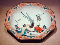 Arita-ware Kakiemon Octagonal Dish