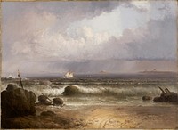 Coming Squall (Nahant Beach with a Summer Shower) by Thomas Doughty