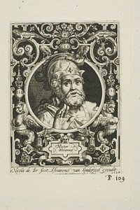 Hector of Troy, plate one from The Nine Worthies by Nicolaes de Bruyn