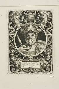 Joshua, plate four from The Nine Worthies by Nicolaes de Bruyn