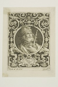 Hector of Troy, plate one from The Nine Worthies by Nicolaes de Bruyn