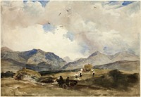 In Wales between Bangor and Capel Curig by Peter De Wint