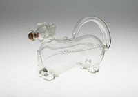 Bottle in the Form of a Pig
