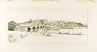 Angers: Panoramic View by Louis Auguste Lepère