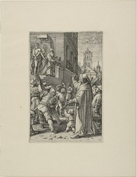 Ecce Homo, plate eight from The Passion of Christ by Hendrick Goltzius
