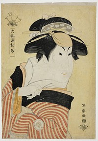 Yamatoya Tojaku (The Actor Iwai Hanshiro IV as Otoma, Daughter of Ohina from Inamuragasaki in Kamakura) (Yondai-me Iwai Hanshiro no Kamakura Inamuragasaki no Ohina musume Otoma) by Tōshūsai Sharaku