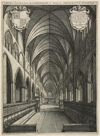 St. Paul's Choir by Wenceslaus Hollar