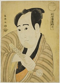 Kinokuniya Tosshi (The actor Sawamura Sojuro III as Kujaku Saburo Narihira) by Tōshūsai Sharaku