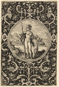 Minerva by Adriaen Collaert, II