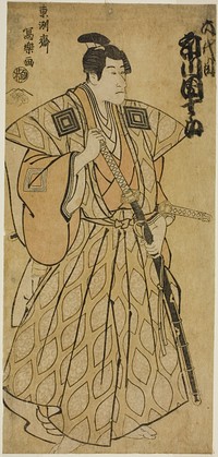 The actor Ichikawa Danjuro VI as Fuwa no Bansaku by Tōshūsai Sharaku