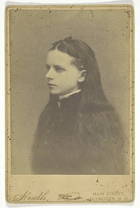 Untitled (girl with long hair) by Unknown