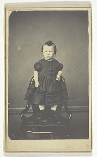 Untitled (Portrait of Seated Girl) by Unknown