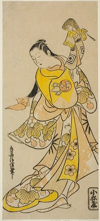 The Actor Nakamura Takesaburo I as Kewaizaka no Shosho (?) by Torii Kiyonobu I