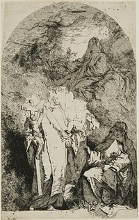 The Madonna with SS. Catherine, Rose from Lima, and Agnes from Montepulciano by Jean Honoré Fragonard