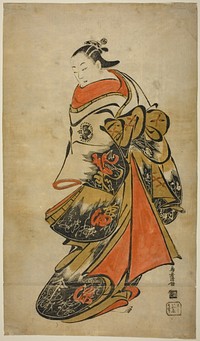 The Actor Fujimura Handayu II as Oiso no Tora by Torii Kiyomasu I