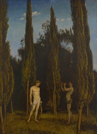 Apollo and Marsyas by Hans Thoma