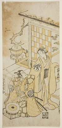 The Actors Takinaka Hidematsu I and Sanogawa Ichimatsu I by Torii Kiyonobu II