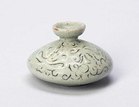 Oil bottle with Scrollwork