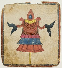 The Victory Banner (Dhwaja), from a Set of Initiation Cards (Tsakali)