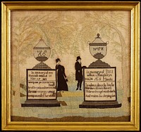 Mourning Sampler by Smith Family