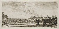 Plate Three from Drawings of Several Movements by Soldiers by Stefano della Bella